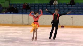 2 A. ABACHKINA / L. THAURON (FRA) - ISU JGP Tallinn Cup 2013 Junior Ice Dance Short Dance