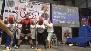 Konovalov Andrey 120+kg  of 2012 IPF World Men's Championships