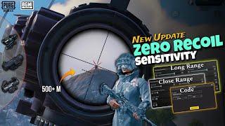 Zero Recoil Best Sensitivity Settings  For All Devices Gyroscope And Non Gyro | PUBG/BGMI | 