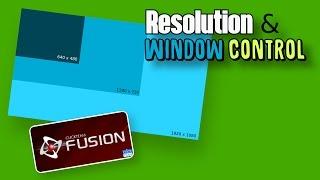 Resolution & Window Controls in Clickteam Fusion 2.5