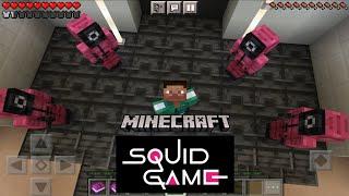 Minecraft Squid Game! Red-light Green-light with Spursking7 Gaming&Cyborg Gangster!