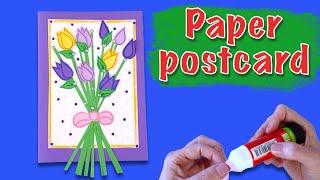 How to Make a Flower Bouquet Greeting Card – Easy Paper Craft for Kids