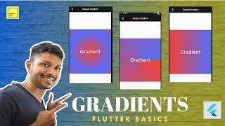 Gradient Widget in Flutter | LinearGradient, RadialGradient, SweepGradient Explained