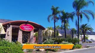 Pauma Indian Casino in Pauma Valley, California. Video Tour in 4K