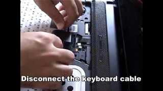 compaq 615 disassembly, clean fan