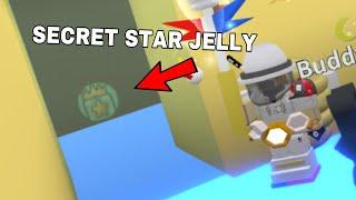 SECRET STAR JELLY LOCATION (glass wall in maze) Bee Swarm Simulator