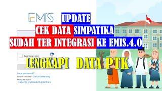 UPDATE INTEGRASI SIMPATIKA KE EMIS 4.0