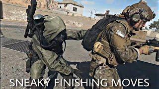 MW2 finishing moves using the biohazard operator skin DMZ