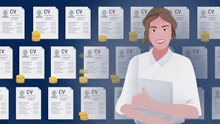 B-Hiring - video explainer for recruiting platform