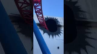 This goes so fast.  | #australia #rides #rollercoaster #movieworld