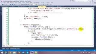 Drag and Drop Shopping Cart in ASP.NET MVC and JQuery
