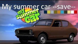 My Summer car ---- Tutorial como colocar save com carro montado