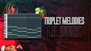 How To Make Crazy Triplet Melodies (Lil Durk & Lil Baby)