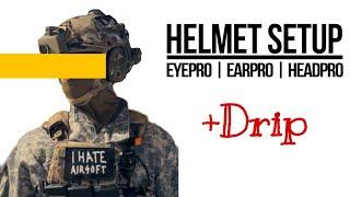 Airsoft Helmet Setup-OpsCore SF | DIY Facepro