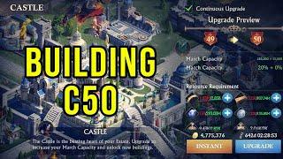 Building Castle Level 50 !! By Lord B K206 - Guns of Glory