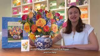 Grande Sorbet Roses Pop-Up Bouquet | How To Assemble