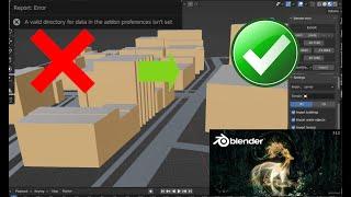 (Actualizado Blender 3.x) Blender 3D, crear ciudad desde google maps (open street maps)