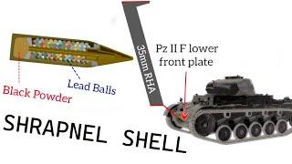 T-28 vs Pz. II F | Shrapnel Shell Penetration Simulation