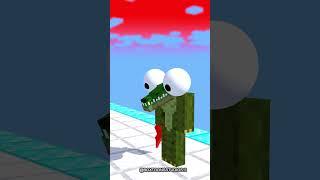 Love Run: Aaron as CROCODILO & Aphmau as ballerina cappuccina #shortvideo #fypシ゚viral