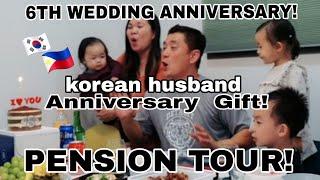 MY KOREAN HUSBAND 6TH ANNIVERSARY GIFT TRIP!( a day to remember ) | PENSION TOUR | KOR-Fil family