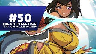 practicing nilah everyday until challenger - day 7, game 50, GRANDMASTER 750, win