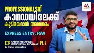 Professionalsന് കാനഡയിലേക്ക് കുടിയേറാൻ അവസരം | Express Entry FSW | Part 2 CEIP | Canada Immigration