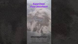 SuperClean Floor Absorbent: Contains Large Oil Spill During Oil Change!