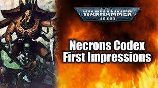 *New Necrons 9th Edition Codex* - First Impressions