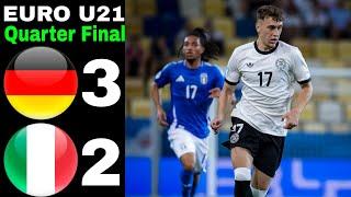 GERMANY vs ITALY U21 (3-2) ️ | UEFA U21 Euro 2025 Quarter‑Final  |  HIGHLIGHTS