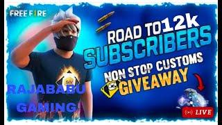 FREE FIRE LIVE GIVEAWAY CUSTOM ROOM | FF LIVE TEAM CODE GIVEAWAY| FREE FIRE MAX LIVE ||