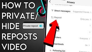 How To Hide/Silent Reposts On Tiktok!