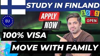 Admissions 2025 Open in Finland | Finland Student VISA Process from Pakistan | Study in Finland