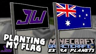 PLANTING AUSTRALIA'S FLAG ON THE MOON! | Minecraft Galacticraft (Extra Planets) Mod #7