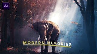 After Effects Tutorial | Folding Photo Modern Slideshow Memories in After Effects