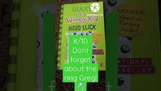 Rating ALL the Diary of a Wimpy kid books...... #shorts #viral #wimpykid