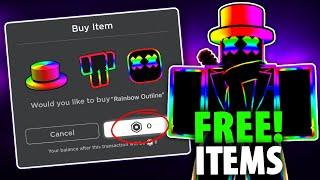 GET 25+ RAINBOW LIMITED ITEMS AND FREE ITEMS ON ROBLOX 2025