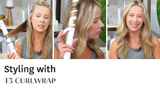 Styling with T3 CurlWrap Automatic Rotating Curling Iron