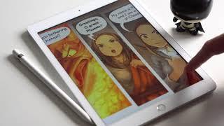 Guided comic reading in YACReader for iOS