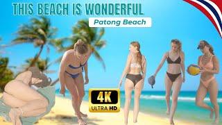 PATONG BEACH WALKING TOUR | Thailand Phuket Beach Walk 4K  #47