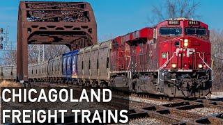 Extreme Chicagoland Freight Trains - 2023