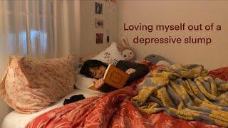 cleaning my depression room and taking care of myself [mellow vlog]