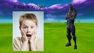 People reacting to a Black knight Skin