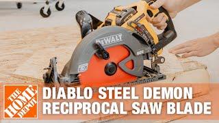 Diablo Steel Demon Reciprocal Saw Blade Demo | The Home Depot