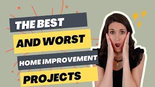 2024's best and worst home improvement projects ranked by ROI