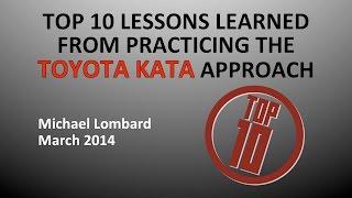 Kata Case Example - Lessons Learned