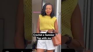 Step by step tutorial live on YouTube channel @accrochets  #crochet #summertop #accrochets #diy
