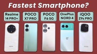 Realme 14 Pro Plus vs POCO X7 Pro vs POCO F6 vs OnePlus Nord 4 vs iQOO Z9s Pro - Comparison