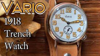 Vintage Looks With Modern Technology: The Vario 1918 Trench Watch