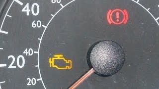 How to check and reset engine warning light