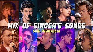 TOP 10 Famous Male Singers In One Song - Live Performance #1